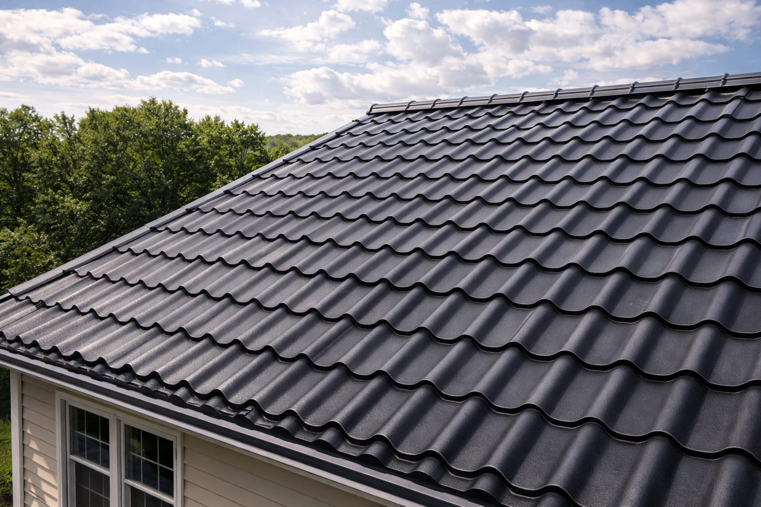 Monterrey metal tile roofing