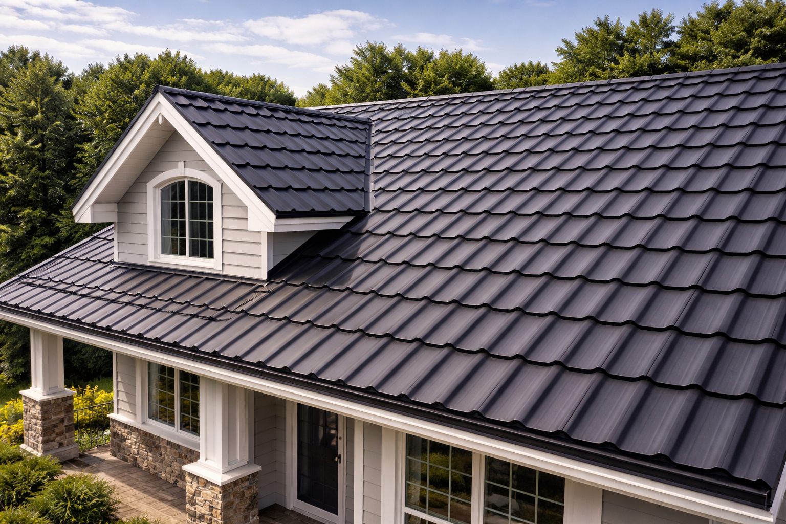 Tampere metal tile roofing