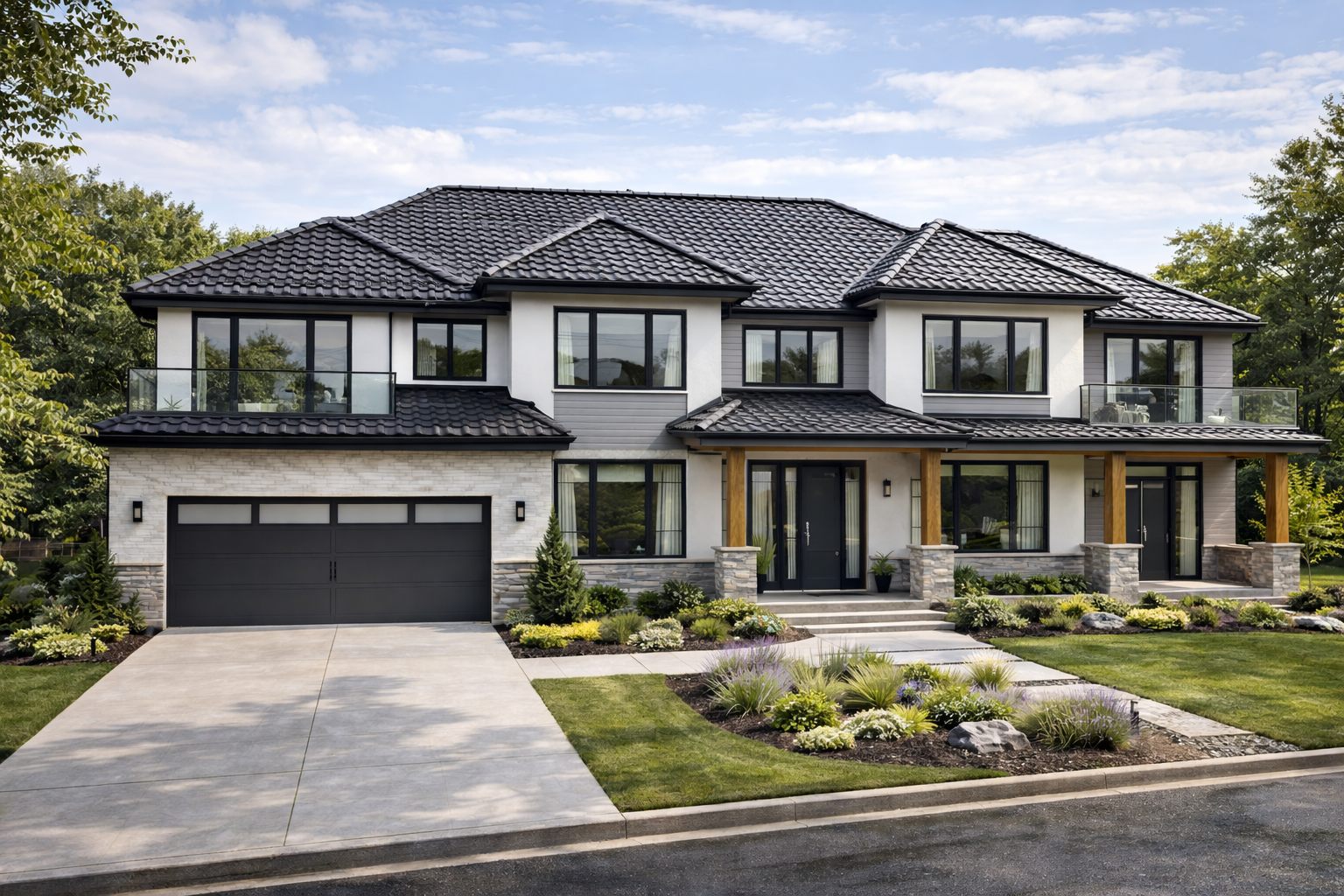 Venice metal tile roofing